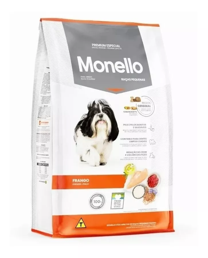 Monello Alimento para Perro Adulto Raza Pequeña Sabor Pollo 7 kg