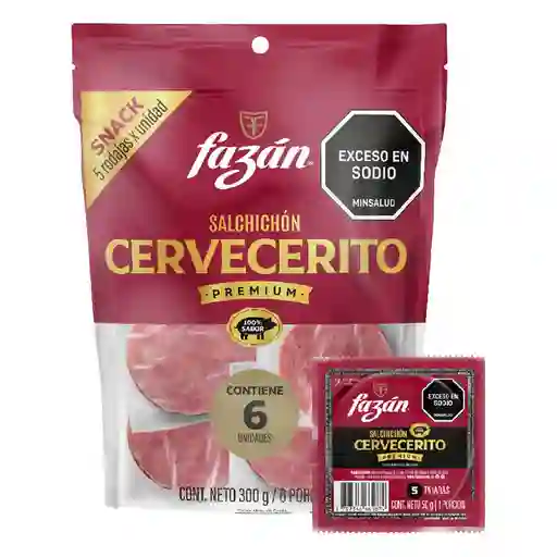 Salchichon Premium Cervecerito Fazán