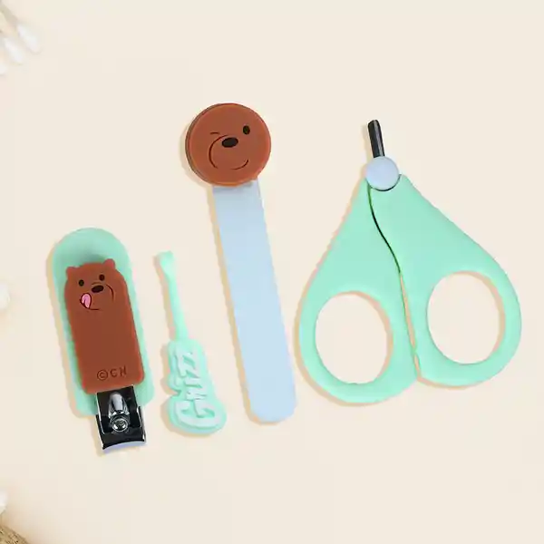 Set de Manicura Para Bebé Osos Escandalosos 5.0 Oso Pardo Miniso