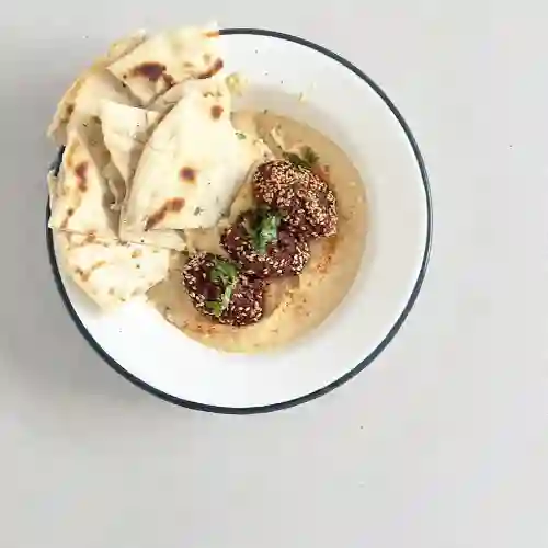 Hummus con Falafel