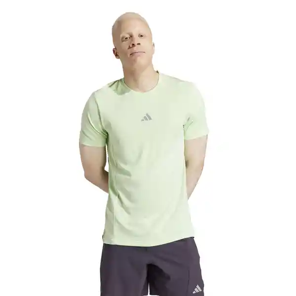 Adidas Camiseta D4T Hr Tee Hombre Verde Talla L Ref: IS3710