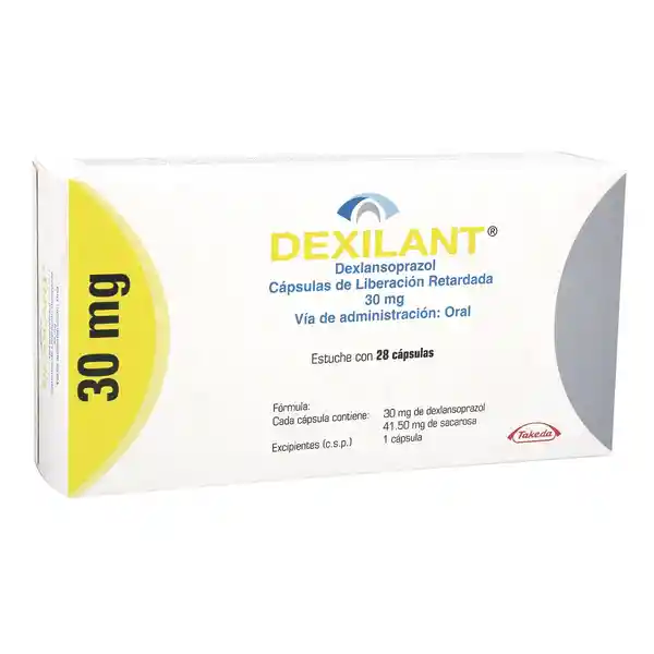 Dexilant Dexlansoprazol 30 Mg Takeda Caja
