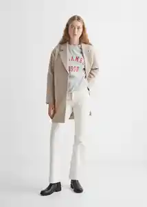 Abrigo Living Topo Talla 21 Teen Niñas Mango