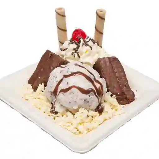 Brownie con Helado