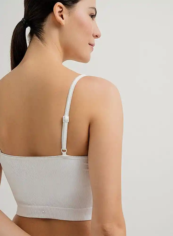 Top Tiras Delgadas M-blanco