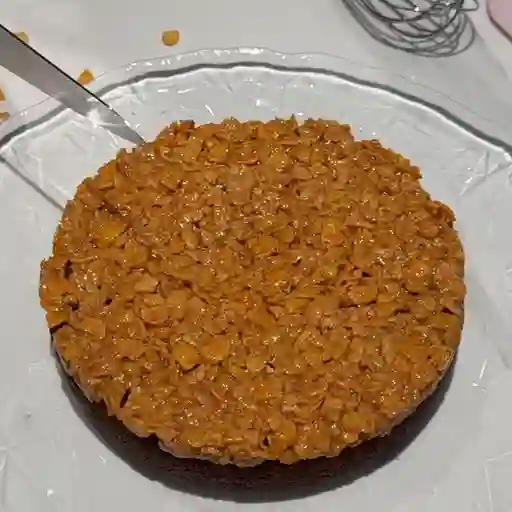 Brownie de caramelo crocante