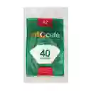 Filtro de Papel Para Cafe No. 2 X 40 Und Stilotex Ft1002