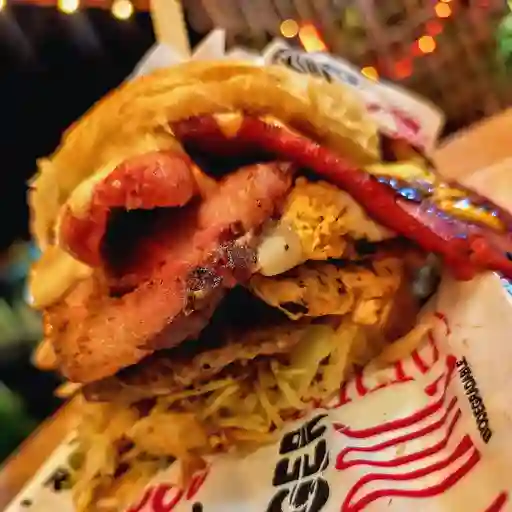 Hamburguesa de la casa