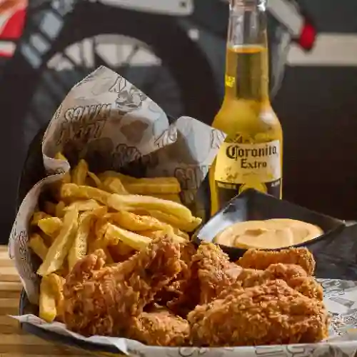 Combo 1 + Papas + Bebida