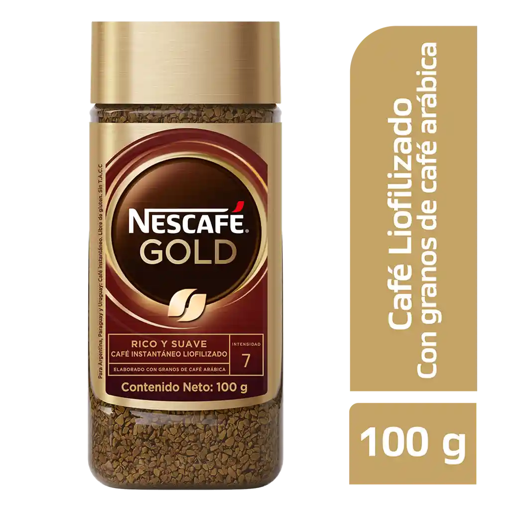 Café instantáneo NESCAFÉ GOLD x 100g