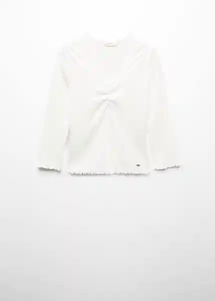 Camiseta Paris Offwhite Talla 19 Niñas Mango