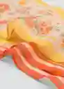 Pack Pañuelo Rhombu Naranja Talla 99 Mujer Mango