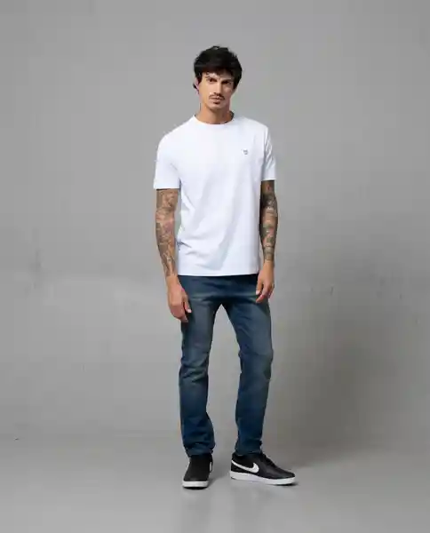Jean Súper Slim Hombre Azul Denim Medio T 40 62162 Rifle