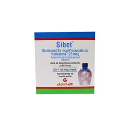 Sibet Suspensión para Inhalación Oral (25 mcg / 125 mcg)