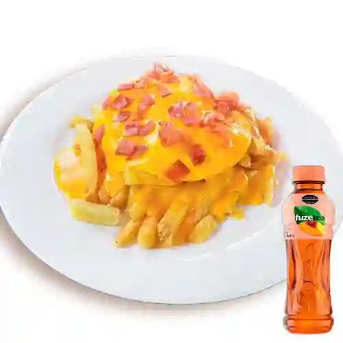 Combo Papas Del Campo + Fuze Tea Durazno 400ML