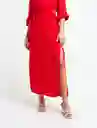 Vestido Yutina Mujer Rojo Granada Oscuro Talla S 473E312 Naf Naf