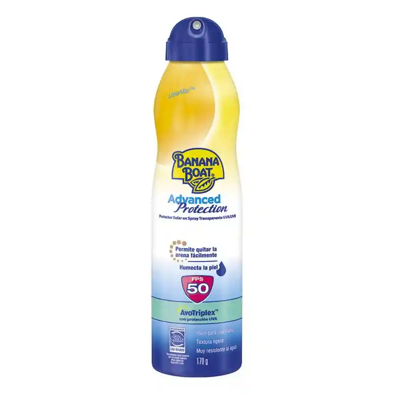 Banana Boat Protector Solar en Spray Advanced Protection Fps 50