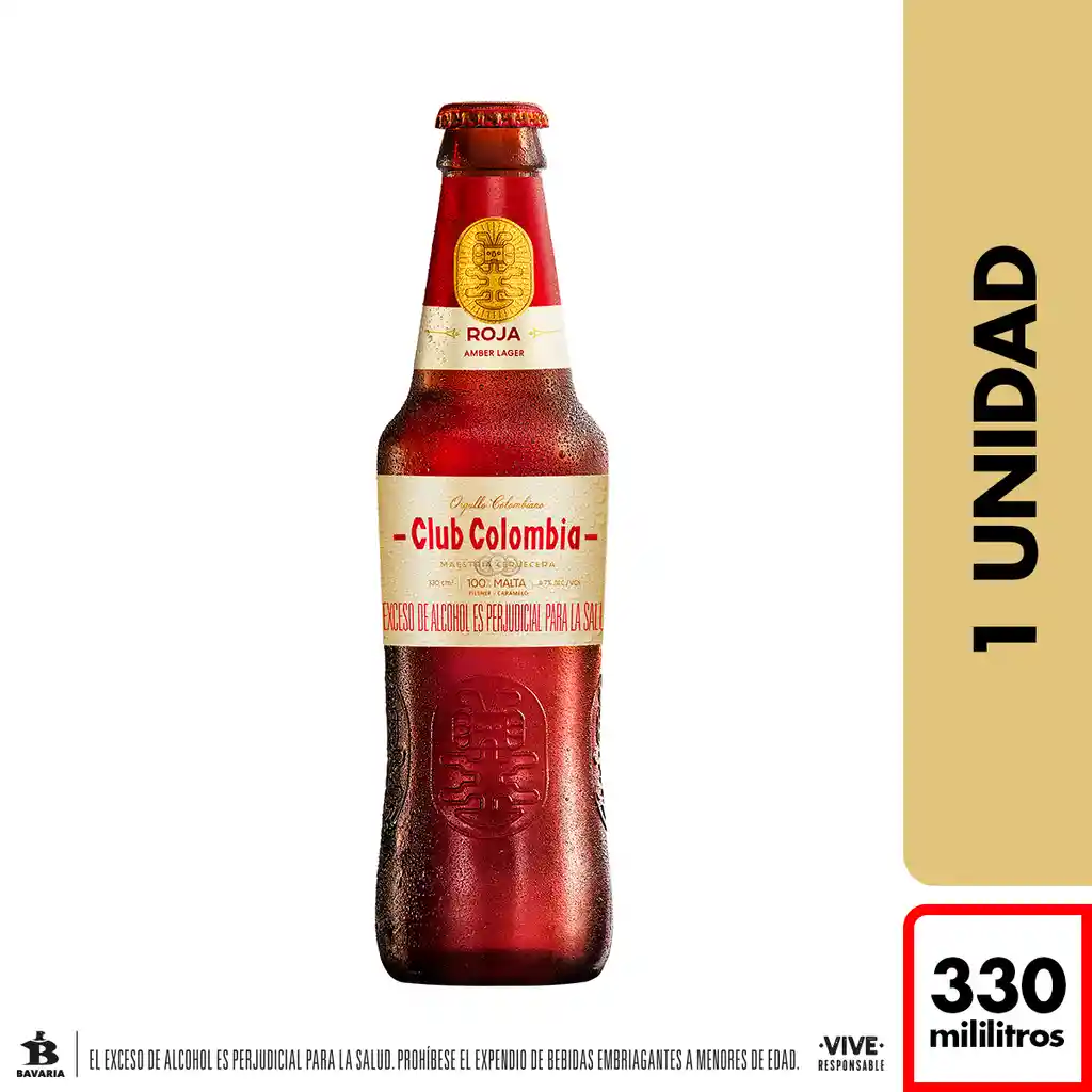 Club Colombia Cerveza Roja 330 mL