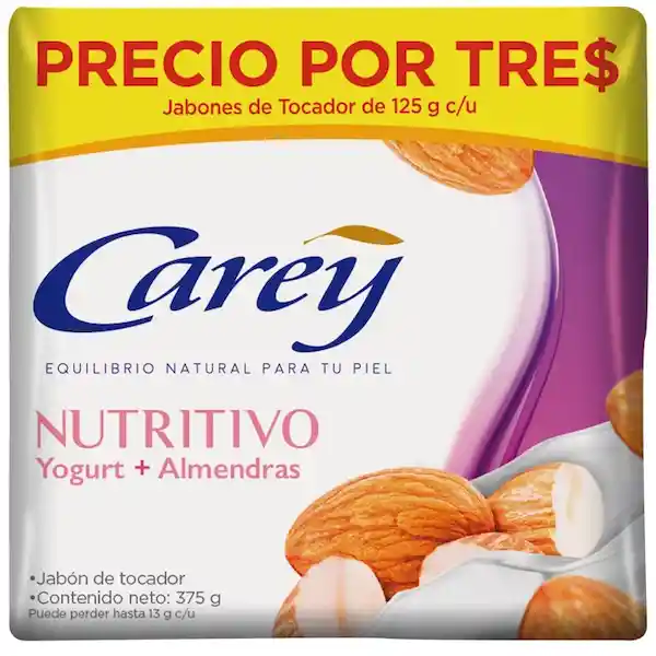 Carey Jabón Yogurt y Vitamina E