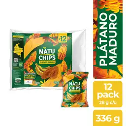 Natuchips Snack Platano Maduro 28 g