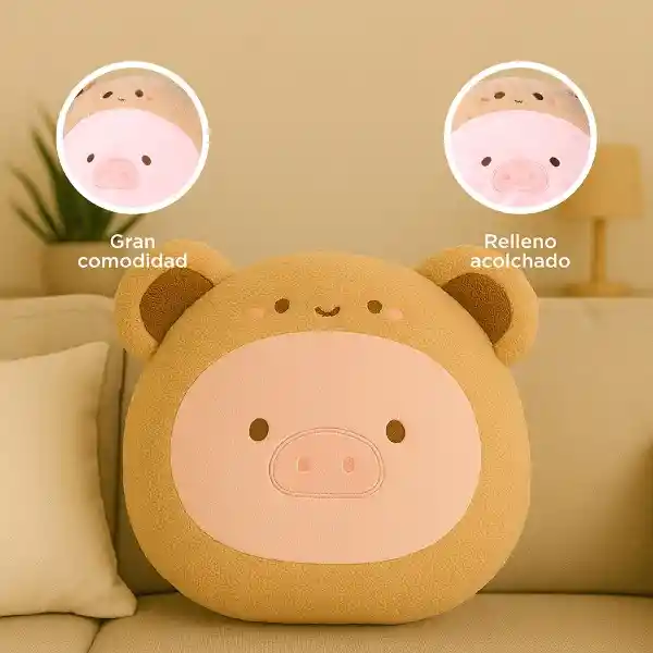 Peluche Cerdita Oso Serie Lulu The Piggy Miniso