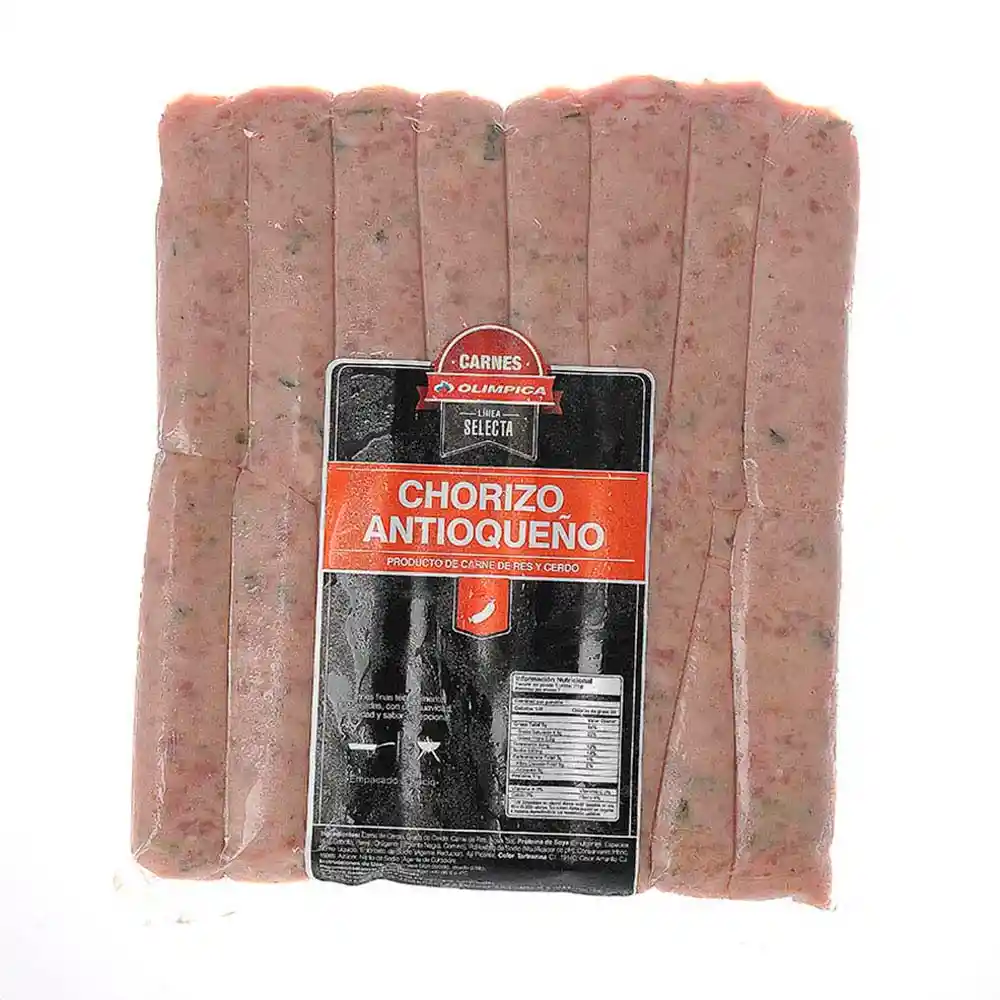 Chorizo Antioqueño Carne de Res & Cerdo Al Vacío