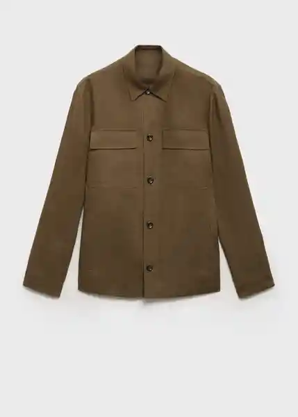 Chaqueta Tom Khaki Talla L Hombre Mango