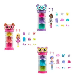 Polly Pocket Muñeca Tubo Modas Giratorio