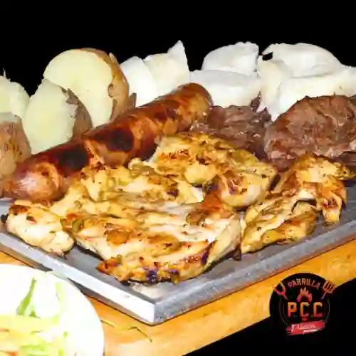 Bandeja Trifásica(carne, Cerdo, Chorizo)