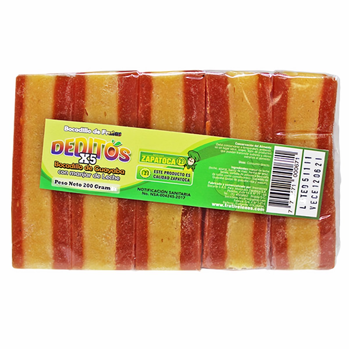 Deditos Zapatoca Bocadillos 200 g