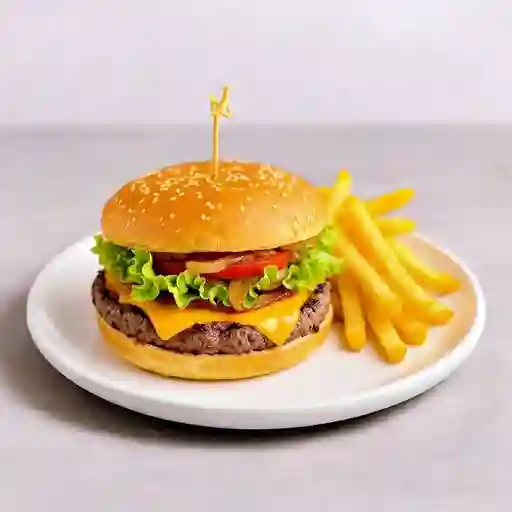 Hamburguesa q' parrilla