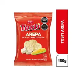Tosti Arepa Pasabocas de Maíz 150 g