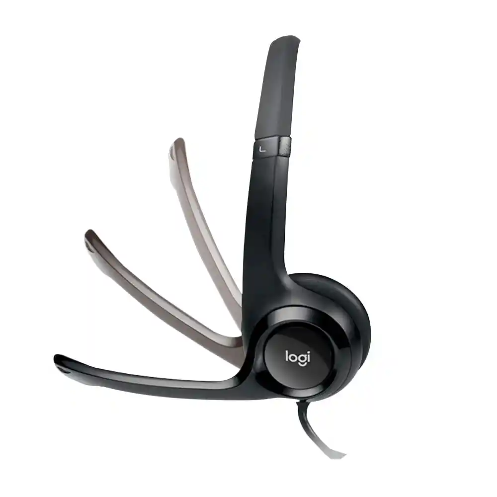 Logitech Audífonos de Diadema con Micrófono H340-USB Negro