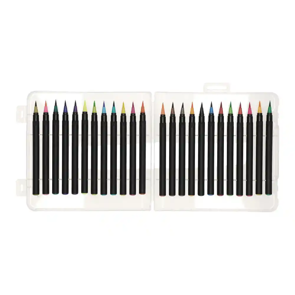 Marcadores Punta Pincel Multicolor Casaideas