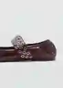 Zapatos Smas Burdeos Talla 38 Mujer Mango