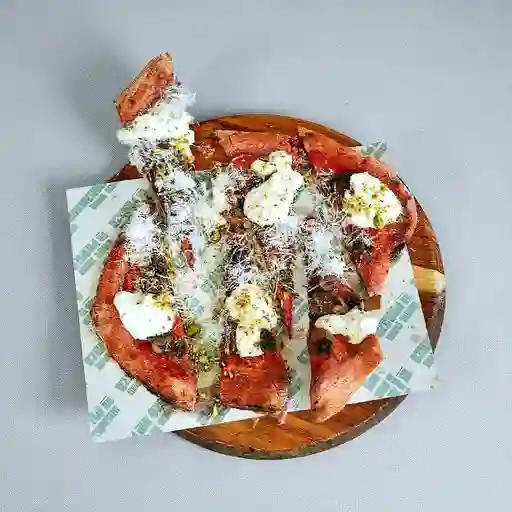 Pizza de Hongos y Pistacho