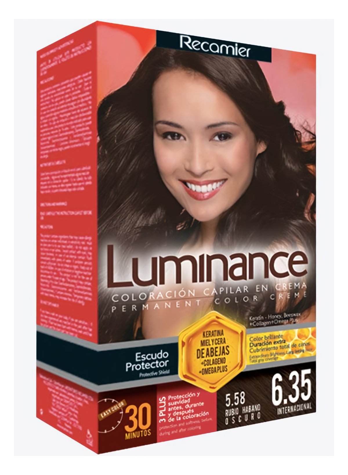 Recamier Tinte Permanente Capilar Luminance Rubio Oscuro Dorado