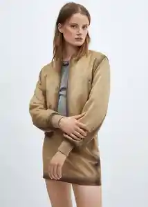 Chaqueta Hannah Piedra Talla XS Mujer Mango