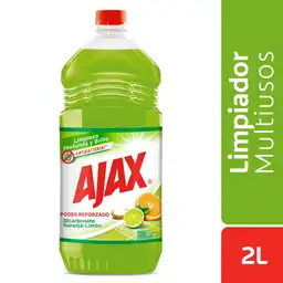 Ajax Limpia Pisos Bicarbonato Naranja-Limon 2 L