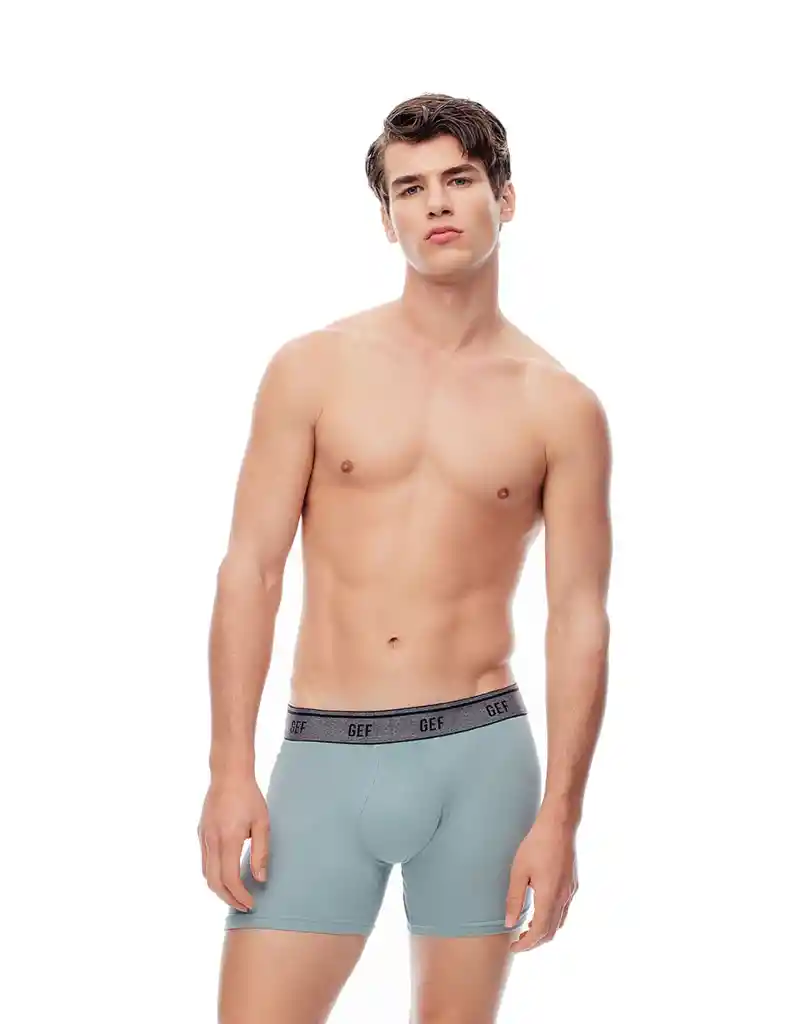 Bóxer Largo Medio Fit Ajustado Masculino Morrisone X3 Gef