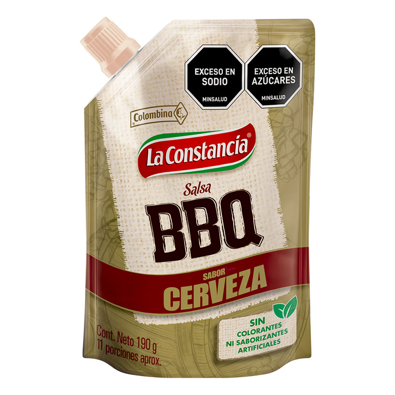 Salsa Barbecue Cerveza La Constancia Barbecue (190 Gr)
