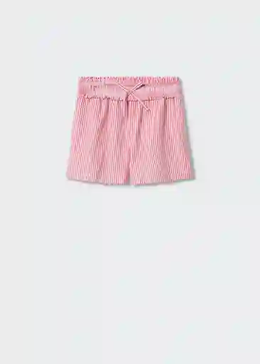 Short Amber-H Rojo Talla 08 Niñas Mango