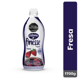Alpina Finesse Yogurt con Probióticos Sabor a Fresa