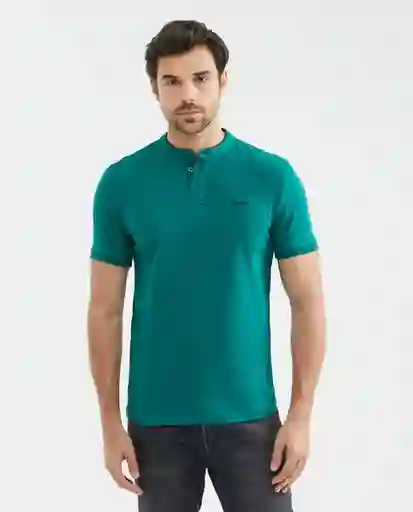 Camiseta Neru Neck Verde Perenne Ultraoscuro XL Chevignon