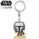 Llavero Funko Pop The Mandalorian With Blaster Star Wars