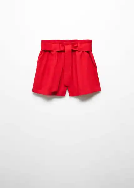 Short Nalu Niñas Rojo Talla 14 Mango