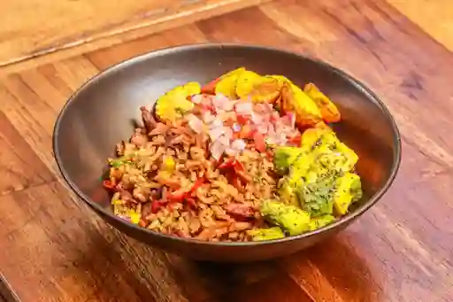Poke Arroz Al Wok + Bebida