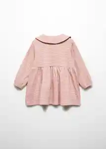 Vestido Ribis Rosa Talla 66 Niñas Mango