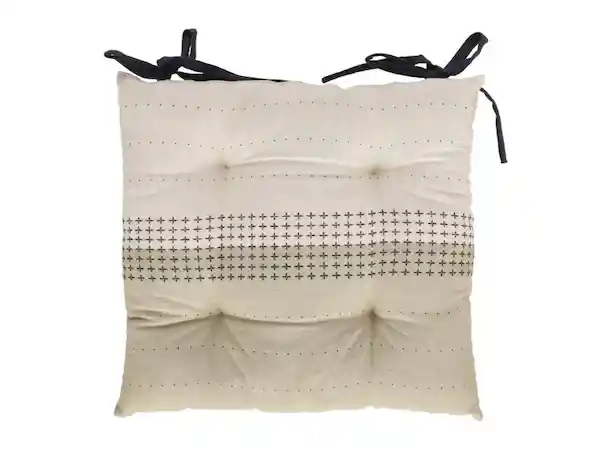 Cojín Silla Tejeduría Beige Casaideas