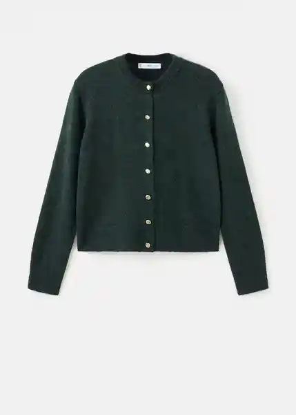 Cárdigan Eliote Verde Talla M Mujer Mango